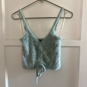 Fuzzy Crop Top